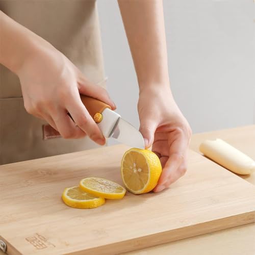 Image of Pocket Multi-Functional 2 in-1 Stainless Steel Kitchen Knife Vegetable Peeler Multi-Functional Fruit & Veggie Shredder Slicer and Grater for Potatoes, Carrots, Cucumbers (Assorted Color)