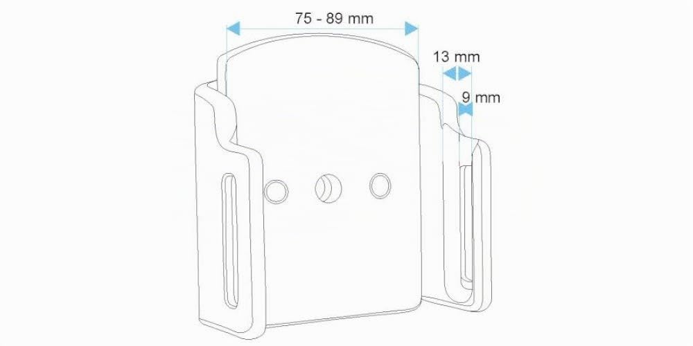 Brodit 511483 - Soporte universal para móviles, negro