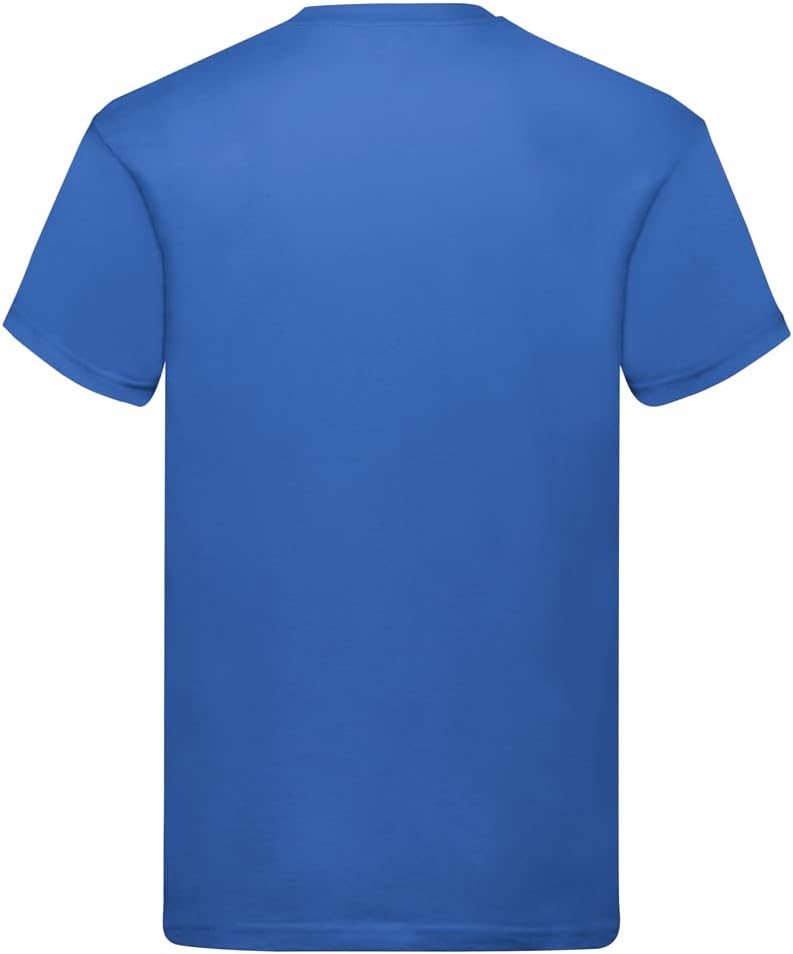 Confezione Di 5 Uomo Fruit Of The Loom Tinta Unita Valueweight T-Shirt Girocollo