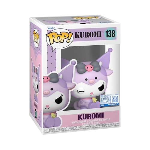 Funko Pop! Sanrio: Hello Kitty - Kuromi in Cow Cosplay - Figura in Vinile da Collezione - Idea Regalo - Merchandising Ufficiale - Giocattoli per Bambini e Adulti - Anime Fans