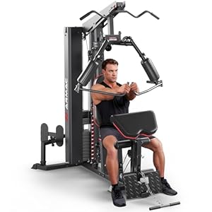 ARMAC Multifunctional Home Gym, Gym Equipment for Home, Workout Station for Leg Press & Chest Fly, Exercise Equipment with150LBS Weight Stack