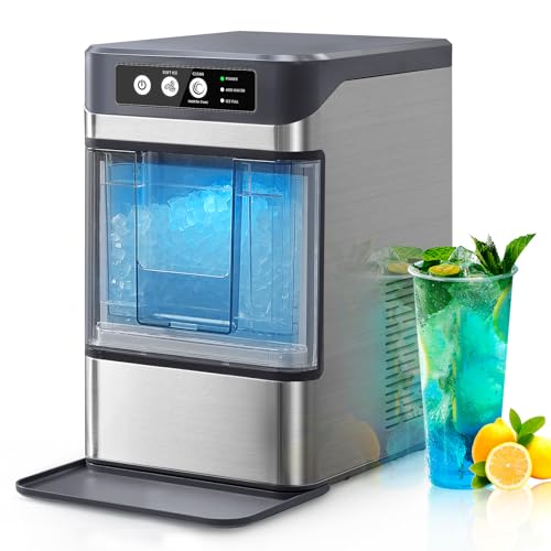 Fabricadora de Hielo Nugget MBBMW 38 lbs Acero Inoxidable miniatura 1