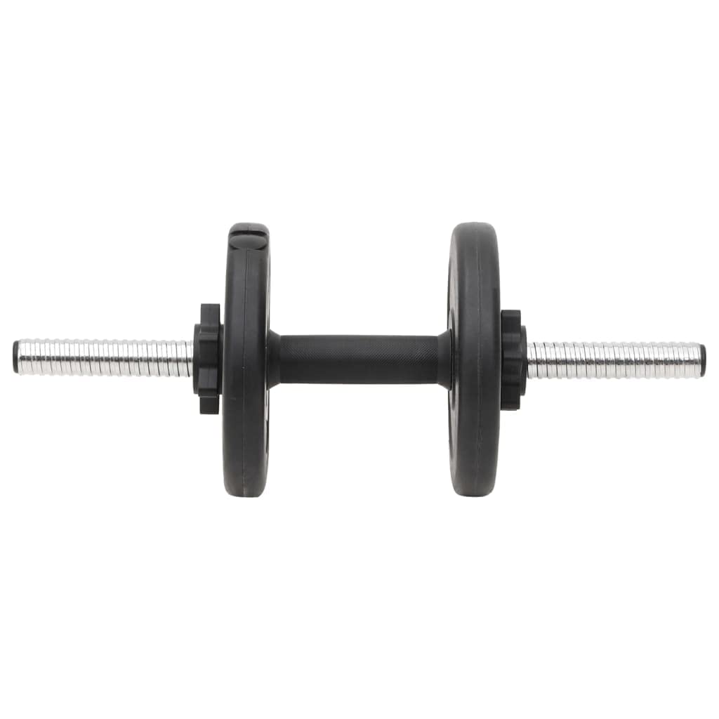 Amazon | vidaXL バーベル＆ダンベル プレートセット付き 90kg 