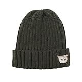 [ポール アンド ジョー ] ビーニー [Paul & Joe] [ムーンバット] ACCESSOIRES(ポールアンドジョー アクセソワ) 帽子 レディース ニット帽 ロゴ ヌネット 猫 69909 ダークグリーン