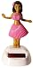 greenbrier internacional Plastic Solar-powered Dancing Hula Girls (Assorted Colors)