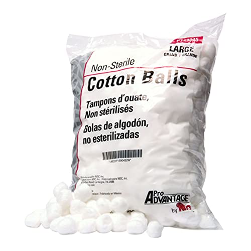 Pro Advantage NDC P159025 Non-Sterile Cotton Ball, Medium (Pack of 4000)
