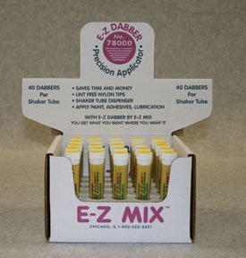 E-Z Mix EMX-78000-E E-Z Dabber Bottle with 40 Dabbers
