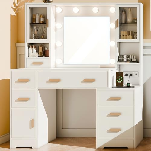 ALEAVIC Tocador de Maquillaje con Espejo