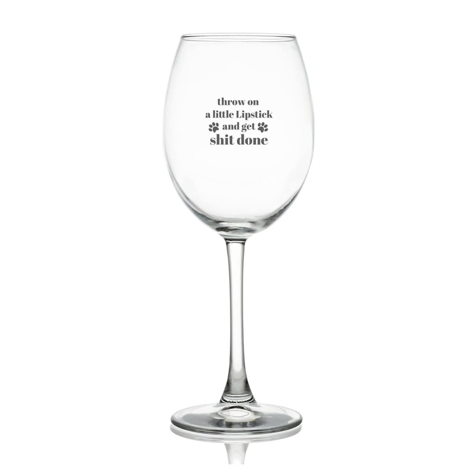 Verre à vin rouge gravé de 500ml pour pique-nique et voyage