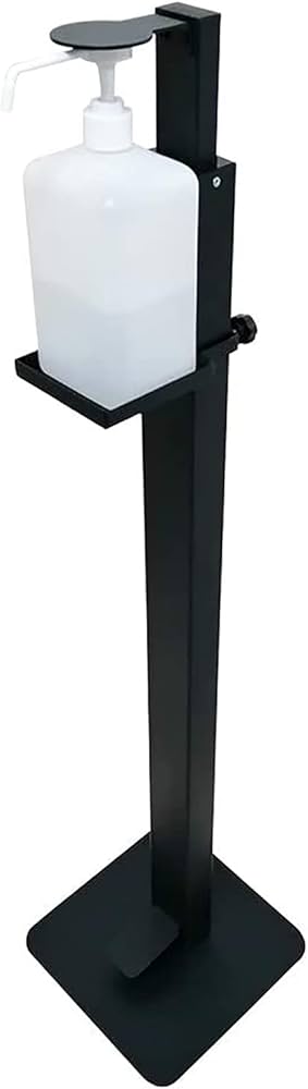 Amazon.co.jp: 足踏み式消毒液ポンプスタンド 1000mlボトル アルコール