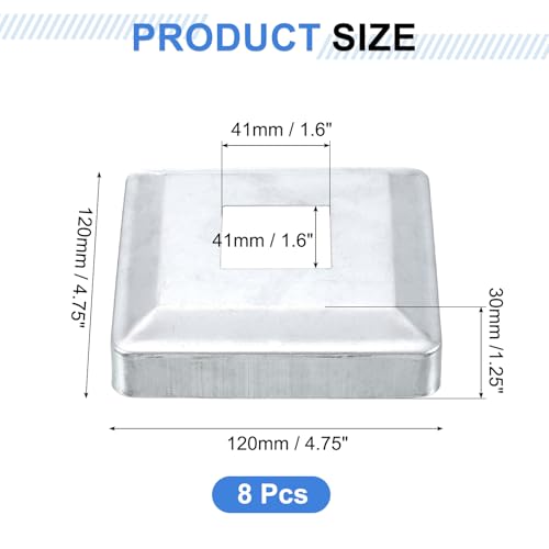 Falda de poste de estilo integral metálica para proteger columnas de porche 2