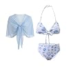 Girls Bikini Set 3 Piece - High Waisted Bikini with Skirt Floral Swimsuits for Teens Girls 9-16(13-14Years) #3