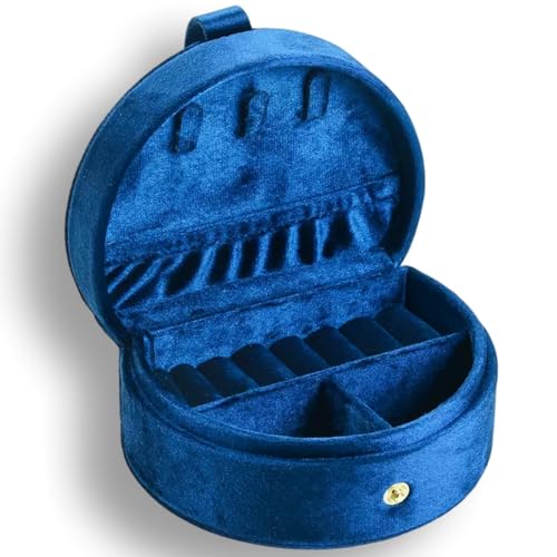 ABIXIEYQ Velvet Travel Jewelry Organizer