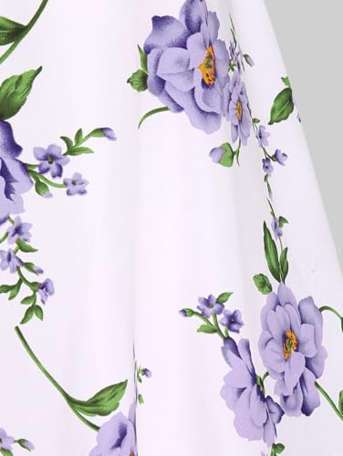 Image of Rosegal Plus Size Women Cottagecore 2PC Floral Sundress Set | Flutter Sleeves Twisted Crop Top, Cottagecore Floral Cami Dress, Vintage Midi Dress Set, Sleeveless Midi Dress