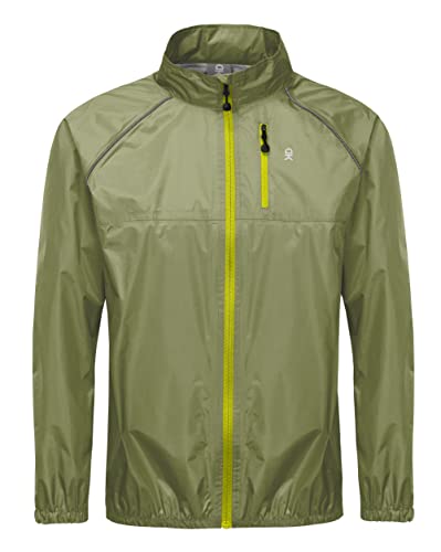 Little Donkey Andy Men's Waterproof Cycling Bike Jacket, Running Golf Rain Jacket, Windbreaker, Ultralight, Packable Military Green Size XL Little Donkey Andy Men's Waterproof Cycling Bike Jacket, Running Golf Rain Jacket, Windbreaker, Ultralight, Packable Military Green Size XL
