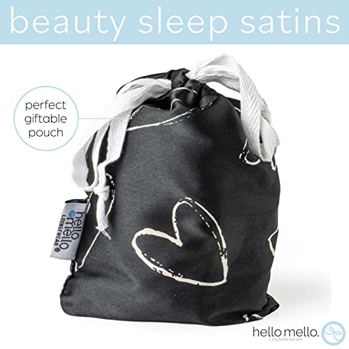 Hello Mello Beauty Sleep Satin Pajama Shorts Lounge Pajama Bottoms For Women, Girls - I Love Sleep, Small/Medium #TOP5