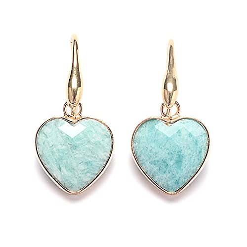 Boucles d'oreilles en pierre naturelle légères anti-allergie