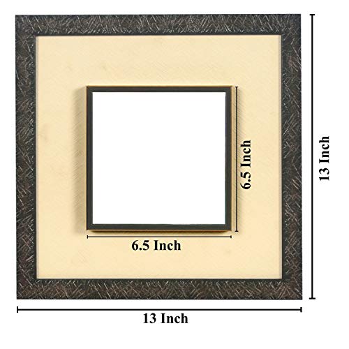 Image of Wens 'Yellow Rose Flower Embossed' Wall Art Painting (Synthetic Wood, 33 cm x 33 cm x 4 cm, WSP-12066)