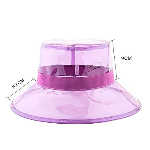 BAOZENGMUY-Chapeau-Bob-Mode-Chapeau-De-Soleil-Seau-Chapeau-Casquettes-Femmes-Haute-Rue-Ete-Plage-Chapeau-Transparent-Pare-Soleil-Impermeable-Pluie-Chapeau-pour-Hommes-Dames