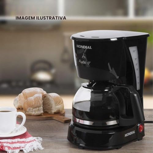 Jarra Copo Vidro Para Cafeteiras Mondial Cp-17 Com Tampa 17 Café