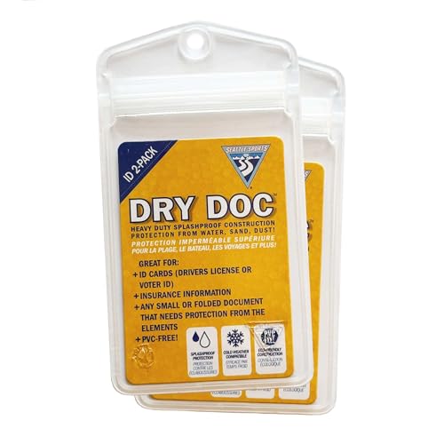 Seattle Sports Dry Doc Waterproof ID Case (Pack of 2)