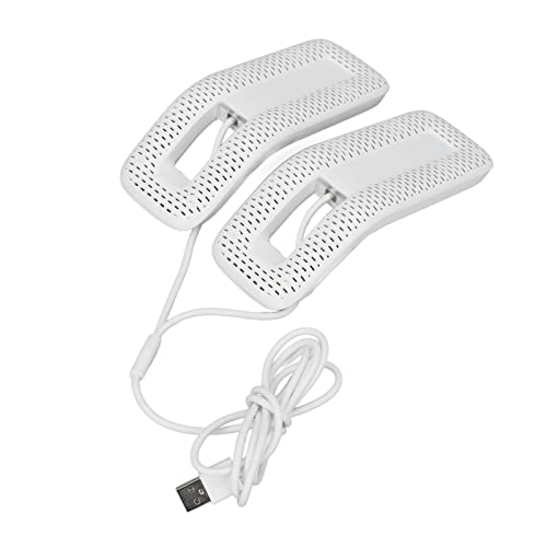 Secador de zapatos portátil para el hogar y la oficina en color blanco
