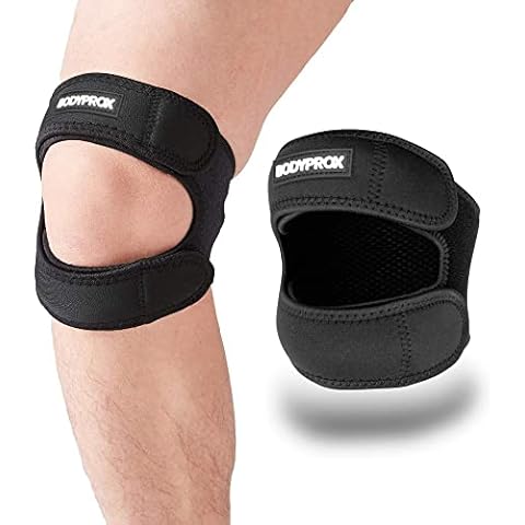 Bodyprox Patellar Tendon Support Strap (Large), Knee Pain Relief Adjustable Neoprene Knee Strap for Running, Arthritis, Jumper, Tennis Injury Recovery Cover