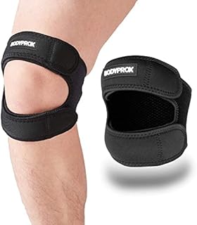 Patellar Tendon Support Strap (Small/Medium), Knee Pain Relief Adjustable Neoprene Knee Strap for Running, Arthritis, Jumper, Tennis Injury Recovery