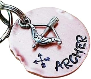 Dog Tag for Dogs, Pet ID Tag, Archer Pet Tag, Dog Tag, Bow Dog Tag, Hunting Dog Tag, Dog Tags for Dogs, Hand Stamped Tags, Pet Tag, Cat Tag (1")