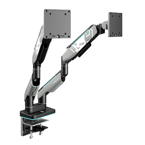 Diablo X-Arm Support Double Écran PC 17-35 Pouces VESA 2 x 20 kg LED RGB