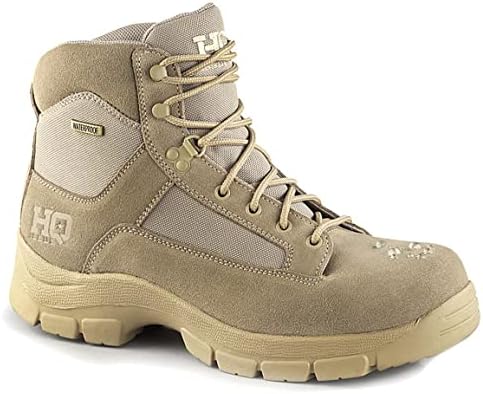 HQ ISSUE Men’s 6” Desert Tactical Boots Waterproof Military Combat Hiking Shoes Review | Image 2