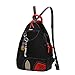 Eshow Mochila Bolso Bandolera para Mujeres y Chicas Negro de PU Viaje...