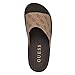 Guess Men's Magaria Slide, Light Brown Logo Multi 230, 10