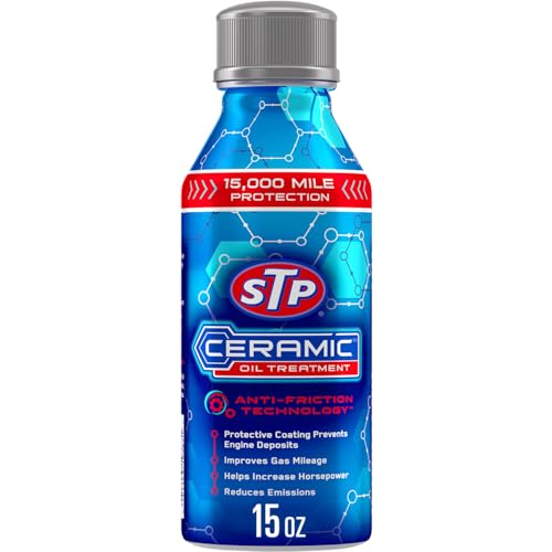 STP Ceramic Oil Treatment, Protective Coating and Anti-Friction Technology, 15 Oz (19387)
