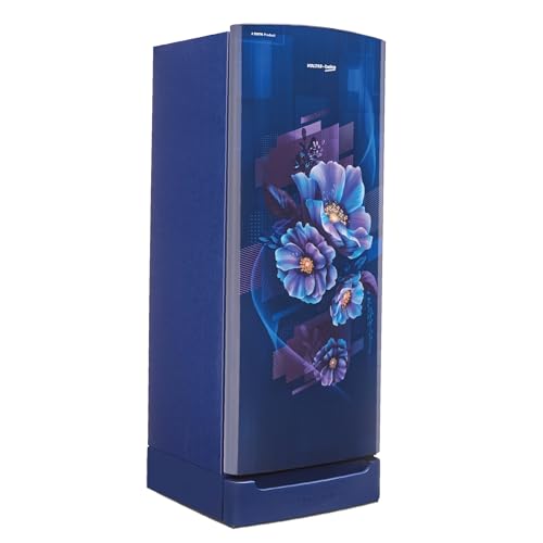 Voltas Beko, A Tata Product 183 L, 4-Star Single Door Direct Cool Refrigerator with Fresh Box Technology (2026 Model, RDC215A / 4W0BBR0M0B00GO, Bonita Blue, Base Drawer) 9 41nHqd48jqL