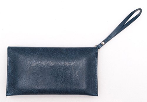 Custodia in pelle Esotica - Blu per Apple iPhone