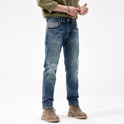 Jeans Pants Trousers Denim Spring and Autumn Men's Stretch Small Classic3