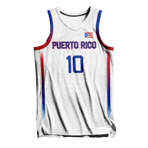 Puerto Rico Basketball Jersey Sewn Any Name Number