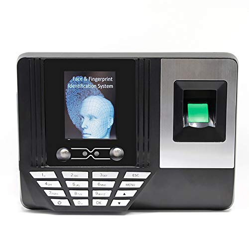 Preisvergleich Produktbild CNRGHS Intelligente Biometrische Anwesenheits-Maschine, Stechuhr Anwesenheits-Maschine-System, Fingerabdruck Gesichtserkennung Zeiterfassung Schlags Time Machine Gesicht Person U Disk Bericht