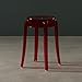 Dmsc Nordic Bar Acrilico Trasparente Sgabello Cristallo di Alta Sgabello Moda Rotonda Sgabello Semplice Moderna Plastic Chair Bar (Color : C, Size : 46cm)