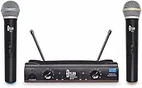 Microfone sem fio Duplo UHF Dylan DW-602