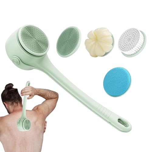 Dubbulon Cepillo Rotatorio Eléctrico,Exfoliador Impermeable Sin Cable - Limpiador Giratorio Automático Impermeable Para Limpieza De Piel Hombres Y Mujeres