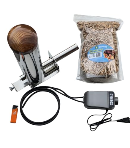 DYMBOX Générateur de fumée pour fumoir de 2,3 litres avec cendrier
