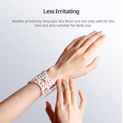 Image of 3IDEA ANYCUBIC Bio Resin, Odorless Standard Photopolymer Resin,Fast UV-Curing ABS Like Resin for 8K /10K /14K LCD 3D Printing (Grey, 1kg)
