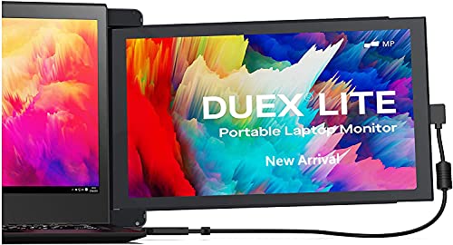 Mobile Pixels New Duex Lite Portable Monitor,12.5" Full HD 1080P IPS Screen,USBC Ultra Portable Laptop Dual Monitor, Plug and Play,Any Laptops Compatible (Grey)