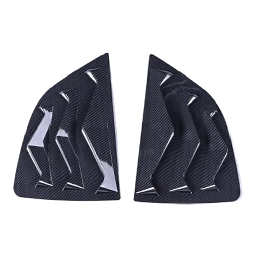 �E�B���h�E���[�o�[ �z���_�ɓK�� �W���Y�t�B�b�g�ɓK�� 2014-2019 �ԗp ���A���[�o�[ �E�B���h�E �V���b�^�[ �J�o�[ �g���� �X�e�b�J�[ �x���g�X�N�[�v �T�C�h�h�A �K���X �L���b�v �T���K�[�h �E�B���h�f�B�t���N�^�[(Carbon fiber 