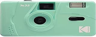 Kodak M35 35mm Film Camera (Mint Green) - Focus Free, Reusable, Built in Flash, Easy to Use