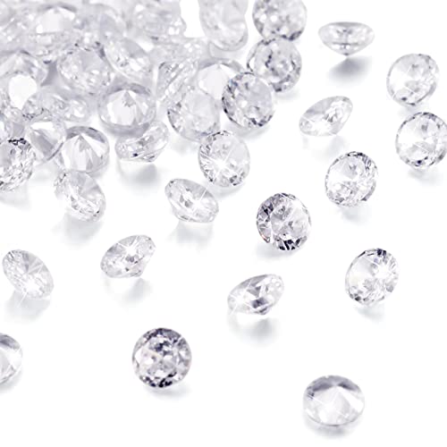 Craftdady 50pcs 2.5mm Clear Cubic Zirconia Stone Mini CZ Rhinestone Faceted Cabochons for Earring Bracelet Pendants Jewelry DIY Craft Making