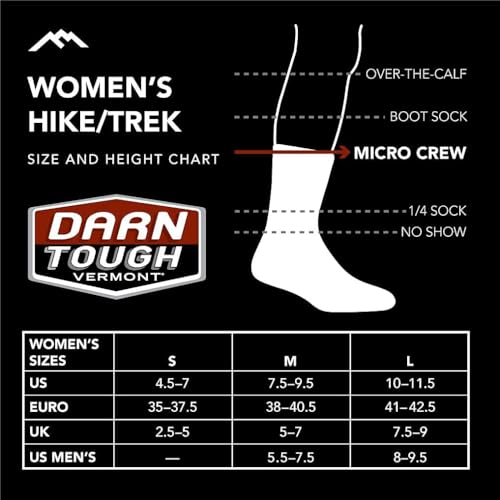 Image of Darn Tough Vermont Women Merino Wool Micro Crew Socks Cushion