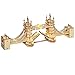 Rolife Puzzle 3D Legno per Bambini e Adulti Modellismo da Costruire Vintage Kit Modello 113 Pezzi, Tower Bridge, Nessuna batteria nella confezione